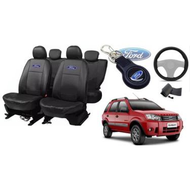 Imagem de Conjunto Premium EcoSport 2008-2013 + Capas, Volante e Chaveiro - Eleg