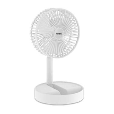 Imagem de Ventilador Portátil Dobrável Silencioso Retrátil Sem Fio Usb - MIXTOU,