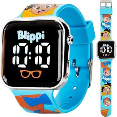 Imagem de Accutime Relógios educativos Blippi para crianças a partir de 3 anos, Relógio LED Blippi
