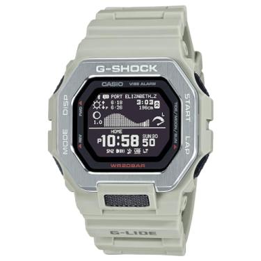 Imagem de Casio G-Shock G-Lide Relógio digital de surf cinza areia GBX-100-8, cinza, Casual