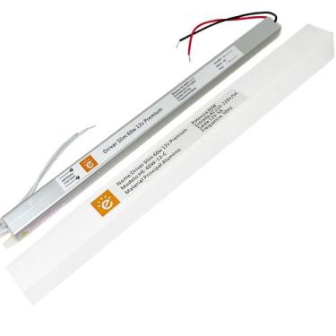 Imagem de Mini Fonte Chaveada Driver Ultra Slim 5A 12V 60W Real 2 anos - Embralu