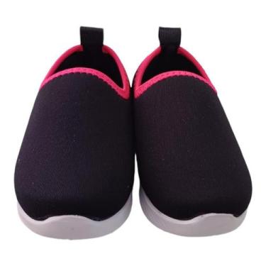 Imagem de Tênis Infantil Liso Neoprene Calce Fácil Unissex Volta Aulas - Genéric