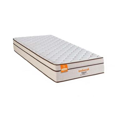 Imagem de Colchão Solteirão Mola Superlastic Pequim 26x96x203cm Inducol Bege
