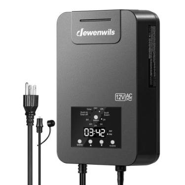 Imagem de Transformador de paisagem DEWENWILS 200W com sensor de fotocélula e te
