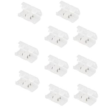 Imagem de Conector Emenda para Fita de LED Kit 10 unidades Ambiente Interno Exte