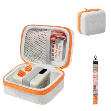 Imagem de sarlar Estojo De Viagem Para Yoto Mini (Edição 2024), Resistente Transporte Com Tecido Feltro Anti-Odor Crianças, Acessórios Reprodutor Música Infantil, Até 40 Cartões Audiolivro, Cinza