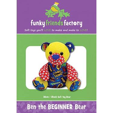 Imagem de FUNKY FRIENDS FACTORY Padrão De Costura Do Ursinho Pelúcia Ben The Beginner