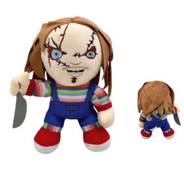 Imagem de Kawaii Anime Chucky Tiffany Brinquedo De Pelúcia Boneca De Pelúcia Par