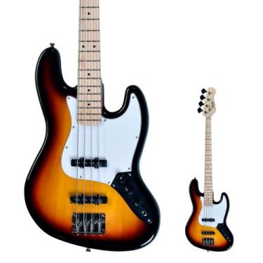 Imagem de Baixo 4 Cordas Jazz Bass Shelter SHJB75 PRO 3 Tone Sunburst