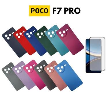 Imagem de Capa Capinha + Película Vidro Compatível Para Poco F7 Pro - Generica
