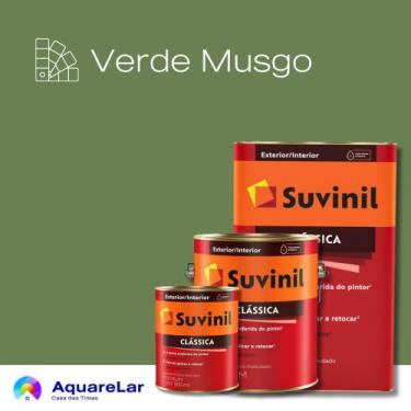 Imagem de Clássica Suvinil Fosco, VERDE MUSGO, 3,6L