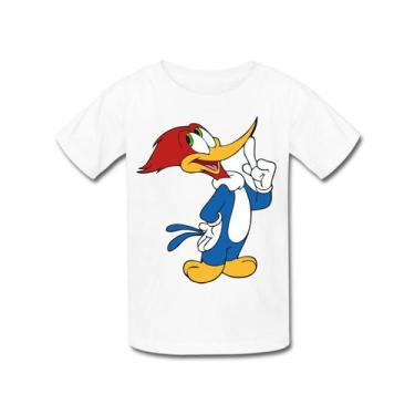 Imagem de Camiseta infantil Pica pau desenho animado personagem - Retha Estilos,