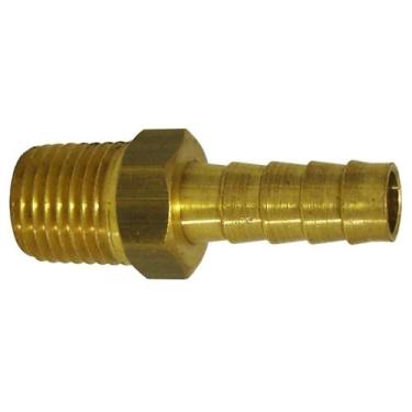 Imagem de Espigão fixo (macho) rosca 1/4" npt para mangueira 3/8" - Arcom