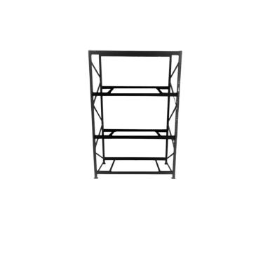 Imagem de Mini Porta Pallet 500Kg Inicial Preta 3,00m x 1,80m x 60cm 4 Níveis