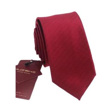 Imagem de Gravata Jacquard Masculina Azul Escuro - Impermeável, 8cm x 6cm - Para