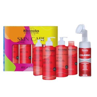 Imagem de Kit Skincare Anti rugas + Mousse Micelar Limpeza Facial Colágeno 150ML