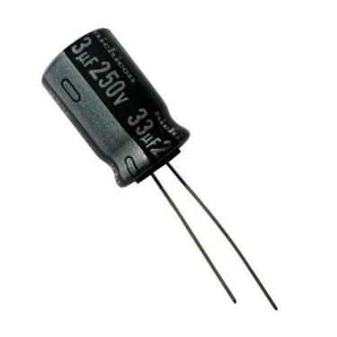 Imagem de CAPACITOR ELETROLITICO 33X250V - 33UF X 250V 105º GRAUS - NICHICON