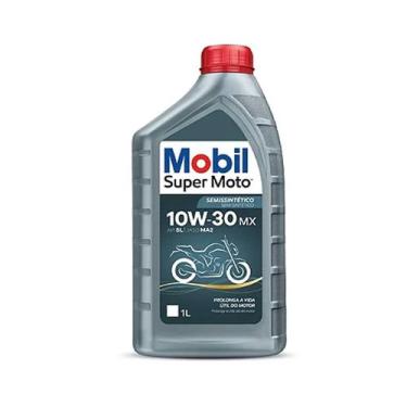 Imagem de Óleo Mobil Super Moto 4t Mx 10w30 Semissintético - 1 Litro