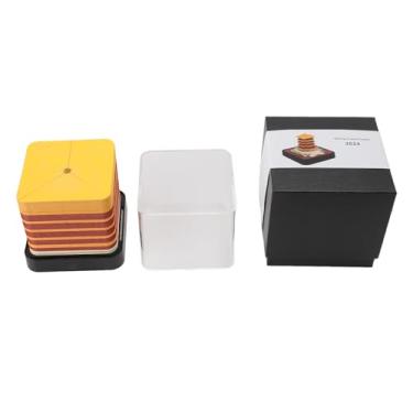 Imagem de 3D calendário 2024 Memorando Pad chinês Amarelo Crane Tower Papel escultura escultura DIY 3D Art bloco para decoração de desktop em casa Presente de ano novo