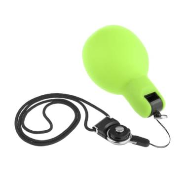 Imagem de menolana Apito esportivo de aperto manual com som alto para sobrevivência com cordão portátil para acampamento, trekking, treinadores, futebol, caminhadas, Verde