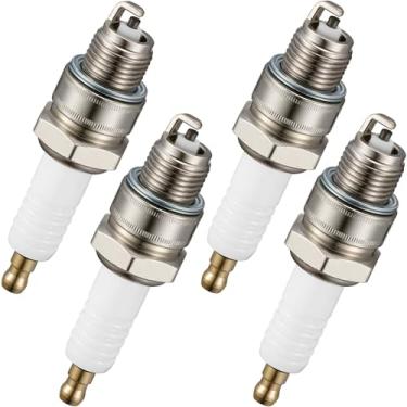 Imagem de BDFHYK Velas de ignição de irídio 4838 compatíveis com Mercury Mariner 40hp 45hp 50hp 60hp 125hp etc. Substituição de motor de barco para BP8H-N-10, conjunto de 4