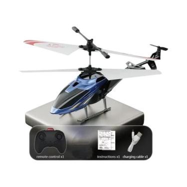 Imagem de Helicóptero De Controle Remoto Para Meninos Crianças 2.4G Metal RC Avi