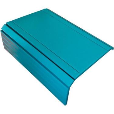 Imagem de Bandeja Esteira para Braço de Sofá Porta Copo Reto Azul Turquesa M01 -