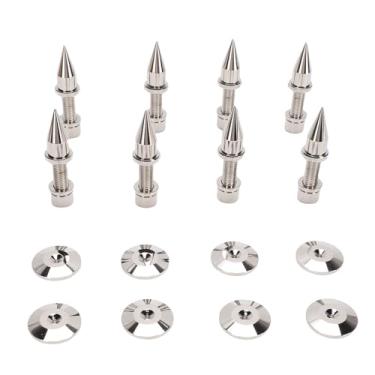 Imagem de Jectse Pés de Isolamento de Alto -falante Ajustável Com Almofadas de Pico de Cobre, Aprimore a Qualidade do Som Estéreo para o Subwoofer do Amplificador ...