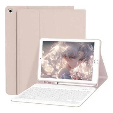 Imagem de Capa Com Teclado Para Samsung Tab S9 Plus / S9 Fe Plus 12.4