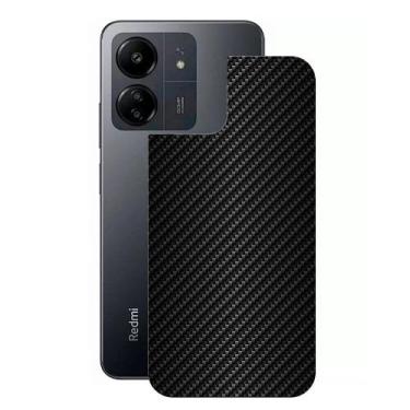 Imagem de Película Redmi 13c-Traseira Fibra Carbono Preta-Gshield