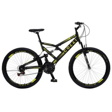 Imagem de Bicicleta Aro 26 DP 21 Marchas Freio V Brake Colli, 26", Preto, 19"