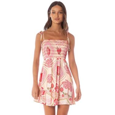 Imagem de Maaji Vestido curto feminino, Vermelho/pastel, M