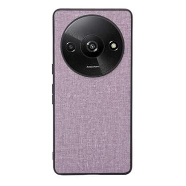 Imagem de Capas Compatível com Xiaomi Redmi A3,Design de padrão de tela,Pproteção completa de 360°,Pplástico macio,Proteção contra queda-Purple
