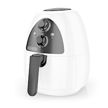 Imagem de BLACK+DECKER Fritadeira de ar Purify de 2 litros, branco/preto, HF100WD