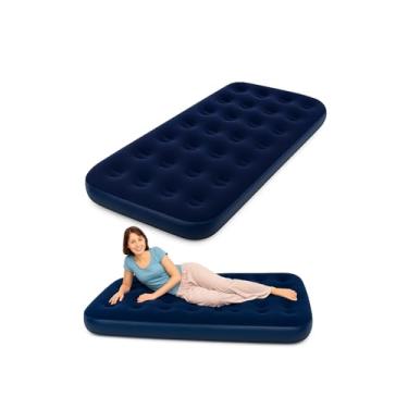 Imagem de Colchão Inflável Solteiro Portátil Premium – Conforto Ideal para Viagem, Camping e Uso Doméstico
