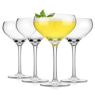 Imagem de Royalrose Copos de vinho vintage premium Delight – Conjunto de 4 taças de 306 g para vinho, coquetéis, água com gás, utensílios elegantes para entretenimento ou uso diário (copos de cupê)