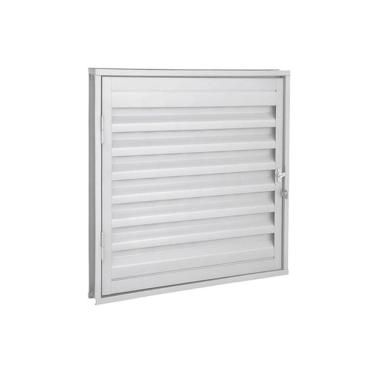 Imagem de Portinhola 1 Folha Esquadrias Brasil 50X50 Branco Direito