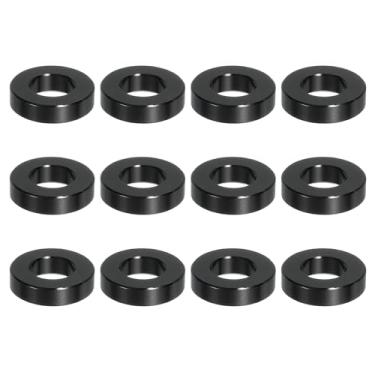Imagem de PATIKIL Espaçadores de alumínio de 12 peças, espaçadores de metal de 0,9 cm x 0,9 cm, espaçadores de alumínio, 3/40.6 cm L, parafuso espaçador, bucha redonda não rosqueada para parafusos de 3/20.3 cm