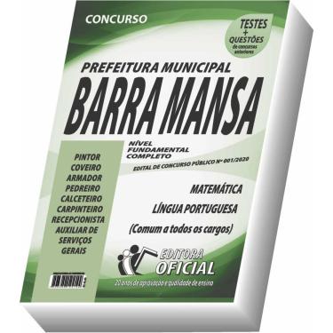 Imagem de Apostila Prefeitura De Barra Mansa - Nível Fundamental