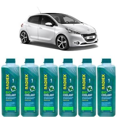 Imagem de Kit aditivo radiador bio coolant pronto para uso verde - peugeot 208 -
