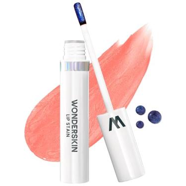 Imagem de Wonderskin Wonder Blading Lip Stain Peel Off Masque - Batom Vermelho De Longa Duração, à Prova D'água E De Transferência, Acabamento Fosco Peel Off Lip Stain (Crush Masque)