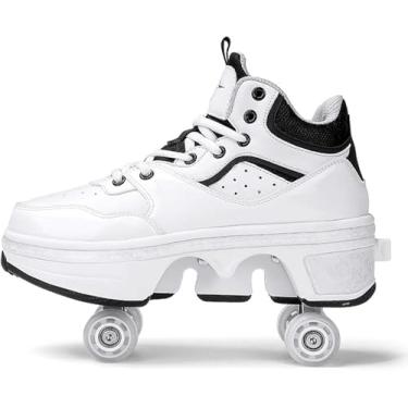 Imagem de Patins De Rolo Patins De Rolo Patins De Rolo Patins De Rolo Tênis Sapatos Patins De Skate Retráteis, 34