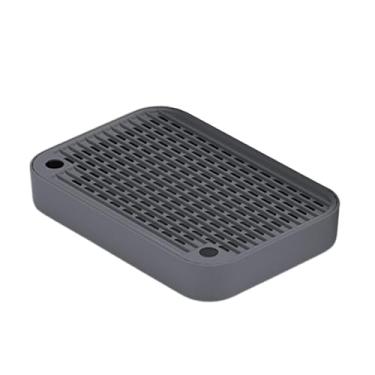 Imagem de Whtkoph Caixa de Areia para Gatos, Coletor de Areia para Gatos, Mantém Tudo Organizado, Grosso, Autolimpante, Bandeja para Armazenamento de Areia para Gatos, Cinza Escuro