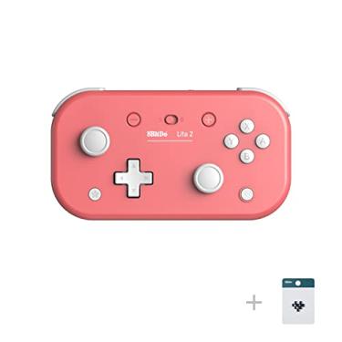 Imagem de 8Bitdo Lite 2 Bluetooth Controller with Motion Controls, Linear Motors Vibration, Joysticks, Triggers and D-pad, Wireless Gamepad for Switch/Switch 2, Android & Raspberry Pi (Pink)