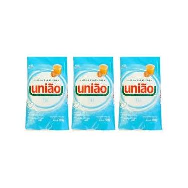 Imagem de União Fit Açúcar Light, Kit com 3 Pacotes de 500g