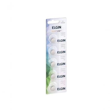 Imagem de Bateria Botao De Litio Elgin Cr1220 Carte Com 5 Unds.