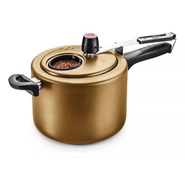 Imagem de Panela De Pressão 4.5 Litros Visor Antiaderente Gold - Mta, MTA
