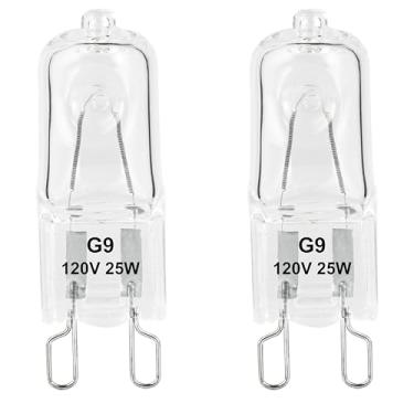 Imagem de YEGRUEB Lâmpadas de calor G9 para répteis, branco diurno, mini lâmpada de halogêneo de 25 W, lâmpada de calor de réptil infravermelho para lagarto de lagartixa, lagartixa e tartaruga, pacote com 2