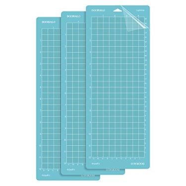 Imagem de DOOHALO Tapete de corte para Cricut Joy Machine, pacote com 3, tapetes de substituição para Cricut Joy Blue Color para LightGrip