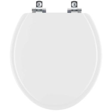 Imagem de Assento Sanitário Com Fechamento Lento Lirio Branco Para Vaso Celite
